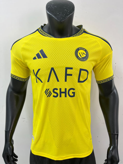 Al Nassr Yellow Home Jersey — Player Version